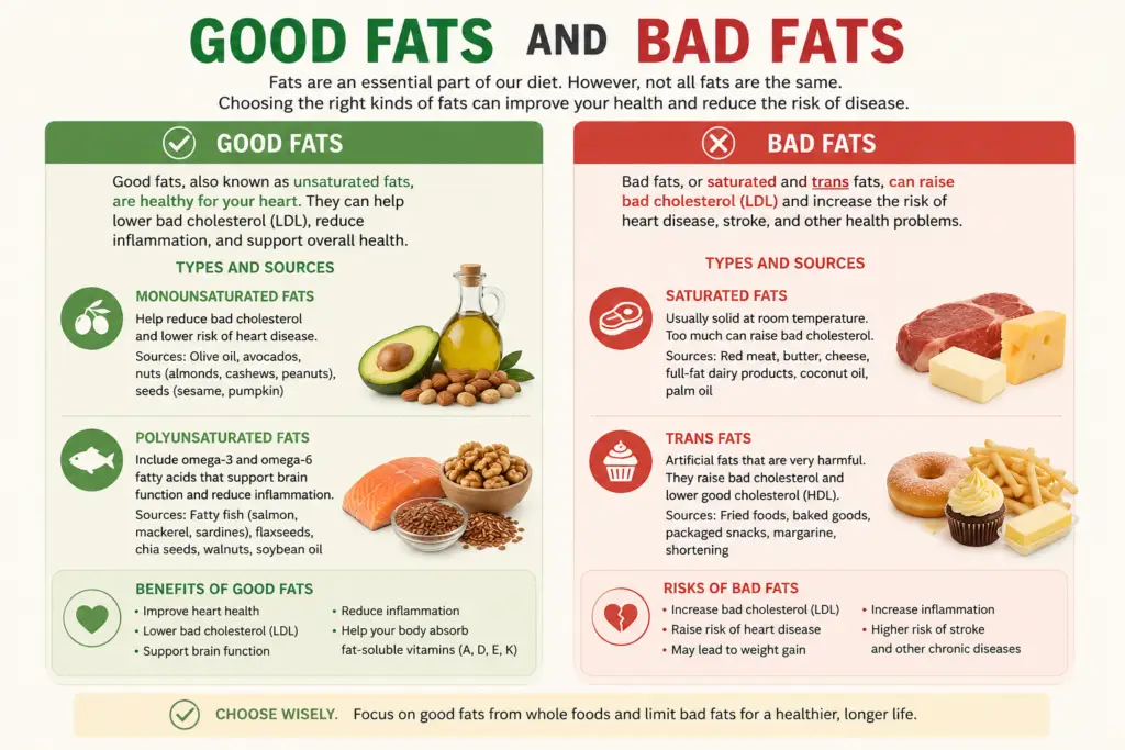 good fat vs bad fat
